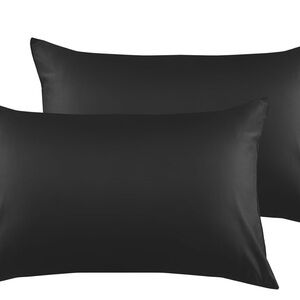 Luxury Black Pillowcase Set